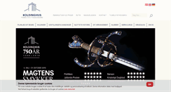 Desktop Screenshot of koldinghus.dk